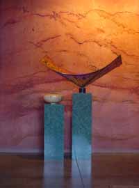 Picture of sustainable design of poured earth walls for passive solar gain